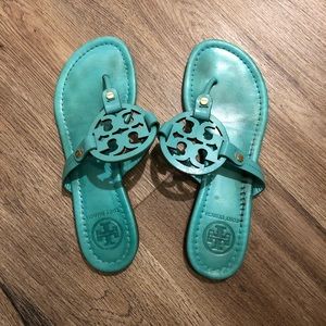 Tory Burch Sandals turquoise.